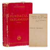 Ionel Teodoreanu, Fundacul Varlamului, 1938, cu dedicație pentru Ion Valjan
