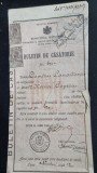 Buletin de căsătorie din 1929 &ndash; Municipiul București