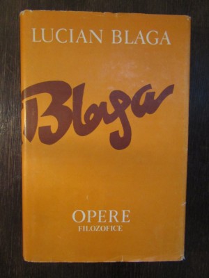 TRILOGIA VALORILOR ,TRILOGIA CULTURII -LUCIAN BLAGA OPERE 9 ,10 (2 VOLUME) foto