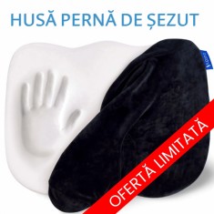 Husa de schimb - Perna de șezut pentru gravide | Perna Ortopedica Sezut Coccis din Spuma cu Memorie