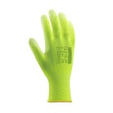 Cumpara ieftin Manusi BUCK verde fosforecent, poliester/poliuretan, marimea XL, Ardon