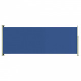 Copertină laterală retractabilă de terasă, albastru, 117x300 cm