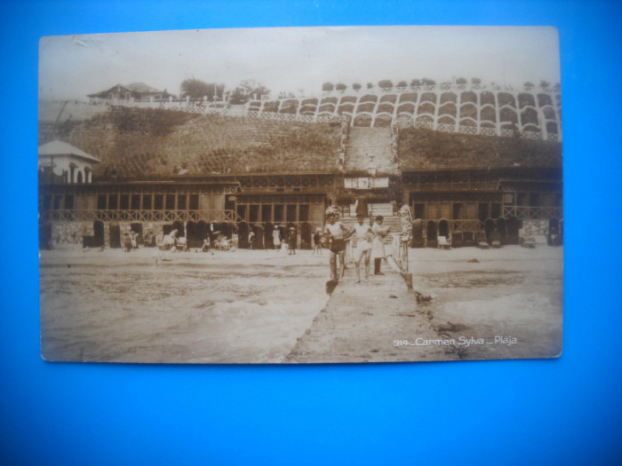 HOPCT 459 V VESTIARELE SI PLAJA CARMEN SYLVA IN 1931-/EFORIE SUD-CT -CIRCULATA