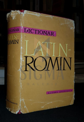 DICTIONAR LATIN-ROMAN (Termeni Generali) foto