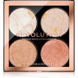 Makeup Revolution Cheek Kit paletă de farduri pentru obraji culoare Take a Breather 4 x 2.2 g