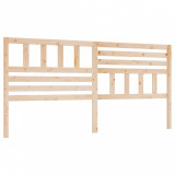 Tăblie de pat, 206x4x100 cm, lemn masiv de pin