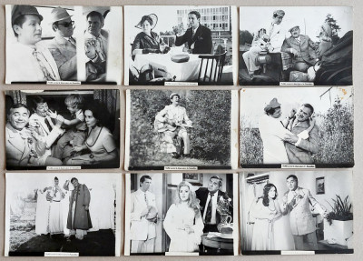 Asta seara dansam in familie - set 9 foto cinema 24x18cm Romaniafilm 1972 foto