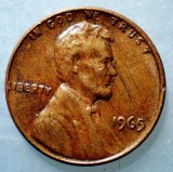 B.099 USA SUA LINCOLN CENT 1965, America de Nord