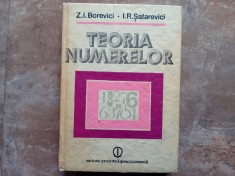 Teoria numerelor / Z. I. Borevici si I. R. Safarevici, 1985