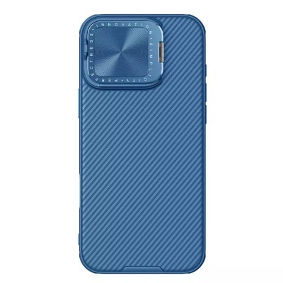Husa iPhone 16 Pro Max Nillkin CamShield Prop, albastru foto