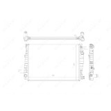 Radiator racire motor Nrf 53487