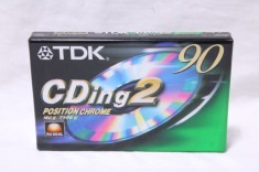 Caseta audio TDK CDing2 90 - sigilata