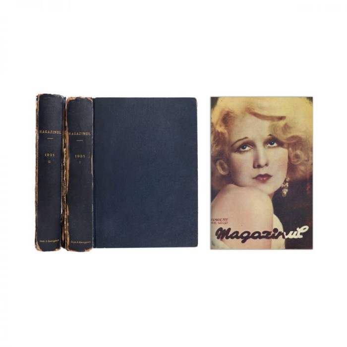 Publicația &bdquo;Magazinul&rdquo;, anul I, 12 numere colligate &icirc;n două volume, 1930-1931