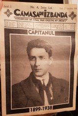 CAMASA DE IZBANDA ZIAR LEGIONAR ANUL I NR 4 27 NOIEMBRIE 1998 CATALIN CODREANU foto