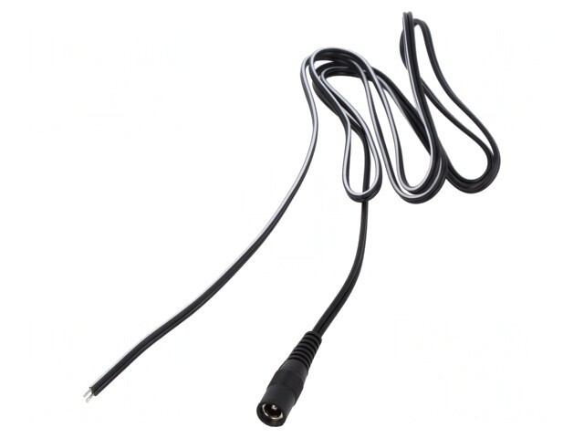Cablu Alimentare DC 5.5/2.5 Negru 2m