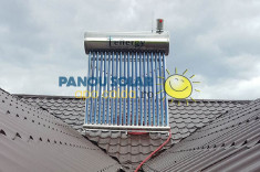 Kit Panou solar apa calda INOX nepresurizat 1ENERGY 200 litri - cu vas flotor foto