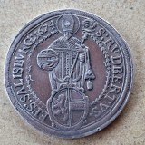 Austria Episcopia de Salzburg 1 Thaler/ Taler 1674 argint Max Gandolph von Kuenburg
