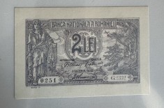 2 lei 1920 aunc-unc bancnota