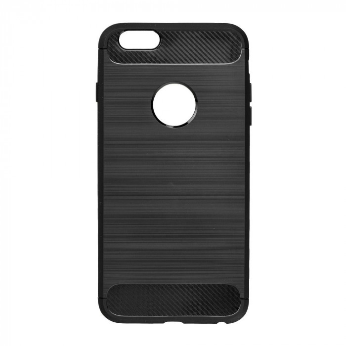 Husa Pentru APPLE iPhone 6/6S Plus - Luxury Carbon TSS, Negru