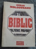 Nicolae Moldoveanu Dictionar biblic de nume proprii si cuvinte rare