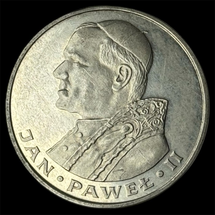 POLONIA 1000 ZLOTI 1982 , Ag 625/1000 , 14,5g [4] Papa Ioan Paul II