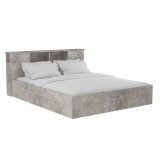 Cumpara ieftin Pat dublu 160x200 cm Olympus 19778 Antracit antic
