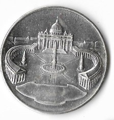 Medalie papa Paul, 35 mm - Vatican, metal argintat foto