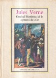 Ocolul Pamantului in Optzeci de Zile - Jules Verne, Carte Cartoata, 16 X 24 cm, Editura Ion Creanga, 1982