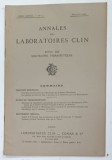 ANNALES DES LABORATOIRES CLIN . REVUE DES NOUVEAUTES THERAPEUTIQUES , NO. 3 , 1926