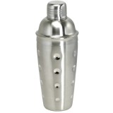 Cocktail shaker 3tlg. - Edelstahl mit Sieb - 700 ml.