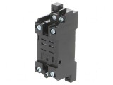 Stativ PIN 8 15A 250VAC pentru şină DIN H: 12mm W: 22mm