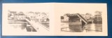 Cumpara ieftin Carte Postala Franta 1914, Lagny Podul de fier, carte postala dubla Franta 1914, Circulata, Fotografie