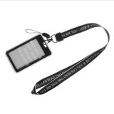 Ecuson cu snur, Negru, 11x7 cm, cu clips detasabil, CMCLASS