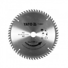 Disc circular pentru PVC, Yato YT-60627, dimensiune 185x20x2.5mm