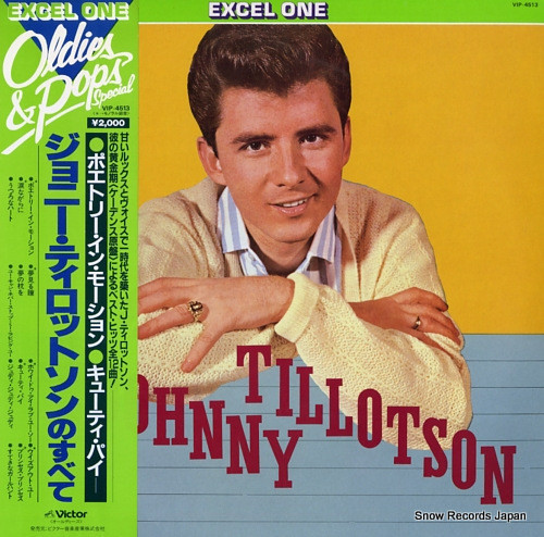 Vinil &quot;Japan Press&quot; Johnny Tillotson &lrm;&ndash; The Best Of Johnny Tillotson (NM)