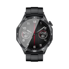Smartwatch negru cu ecran AMOLED 1,43, E i monitorizare sanatate XO Watch4