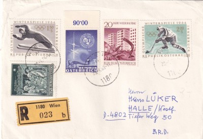 FILATELIE TEMATICA - PLIC AUSTRIA TEMATICA OLIMPIC foto