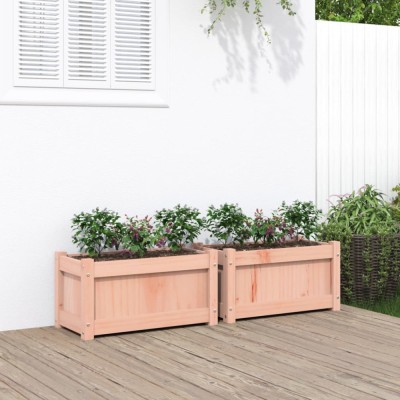 Gossi jardiniere de gradina, 2 buc., lemn masiv douglas foto