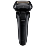 Aparat de ras Panasonic ES-LV6U-K803, 5 lame, Japanese Blade Technology, Trimmer, Senzor pentru barba, 50min autonomie Li-Ion, Wet &amp;amp; Dry, Cap Flex