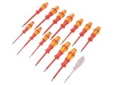 Kit Șurubelnițe Izolate 1kVAC Kraftform 14 Bucăți