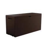 Cutie Depozitare Gradina Curver Emily 270L Plastic Maro 118x45x58cm