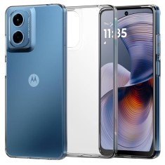 BestCase&reg; Husa Clear Silicon pentru Motorola Moto G55, Transparent