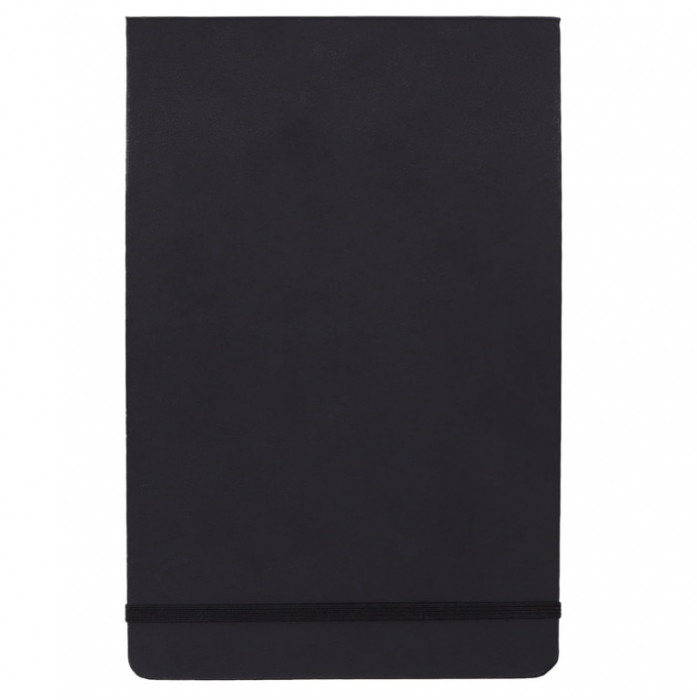 Caiet pentru schite si desen cu coperti cartonate, negru - RESIGILAT