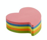 Notite autoadezive, forma inima, dimensiune 70x70 mm