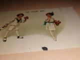 Cumpara ieftin CARTE POSTALA / FELICITARE , ANII 1900