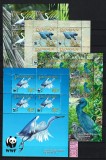 Timbre Caraibe, Penrhyn, 2008 | Păsări, Egreta / St&acirc;rc de recif | Blocuri MNH, Fauna, Nestampilat