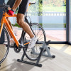 HOMCOM, suport pliabil pentru bicicleta si antrenament, argintiu