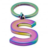 Breloc - Lund Luxe Letter S &ndash; Oil Slick | Lund London