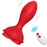 Armony Roz Vibrator &amp; Plug Anal Mic cu Telecomandă Roșu, ARMONY ANAL