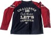 Bluza Baiat 122 cm Grena cu Albastru Inchis Second Hand - Haine Copii - Bluza Copil Grena/Albastru 122